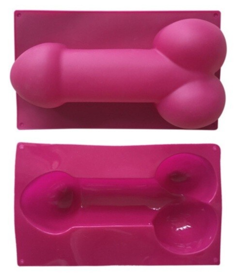 JUMBO Penis Cake Pan Mold Bachelorette Party Funny Gag – Discreet Packaging