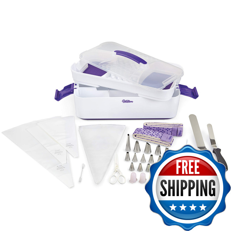 Wilton Decorator Preferred Cake Decorating Set 48-Piece 2109-3127