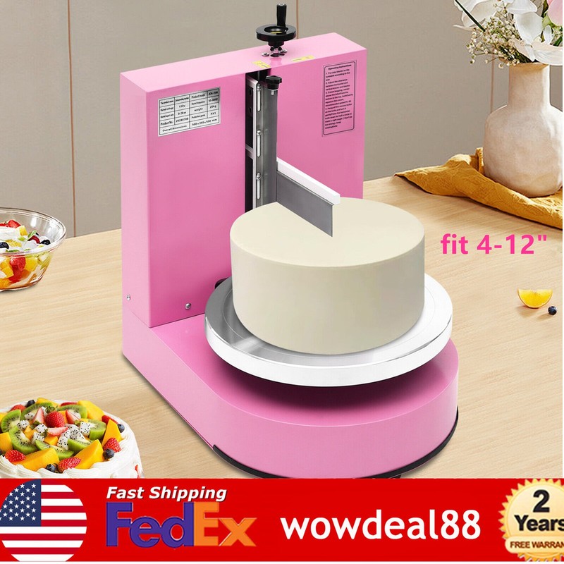 Cake Spreading Machine Cream Decorating Frosting Smearing Tool for 4-12″ Cakes