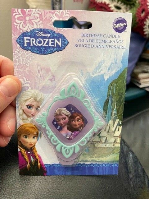 Disney Frozen Elsa & Anna Birthday Candle 1 Pc New!!!