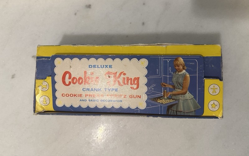 Vintage Cookie King Deluxe Cookie Press Spritz Gun Set w/ Discs gallery