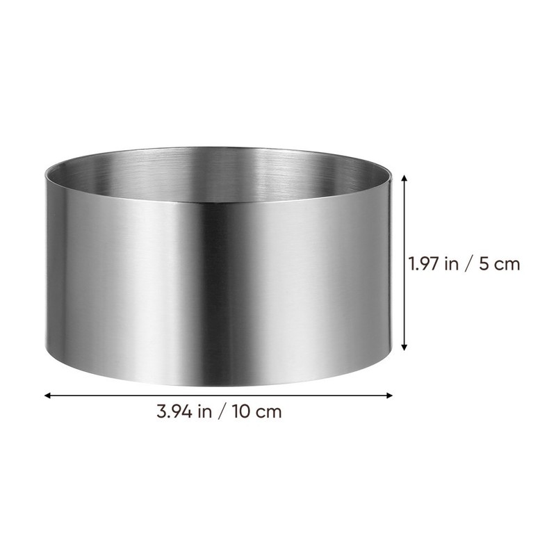 4 Pcs Baking Mold Set Round Mousse Molds Cake Making Accessory Bread Cutters gallery