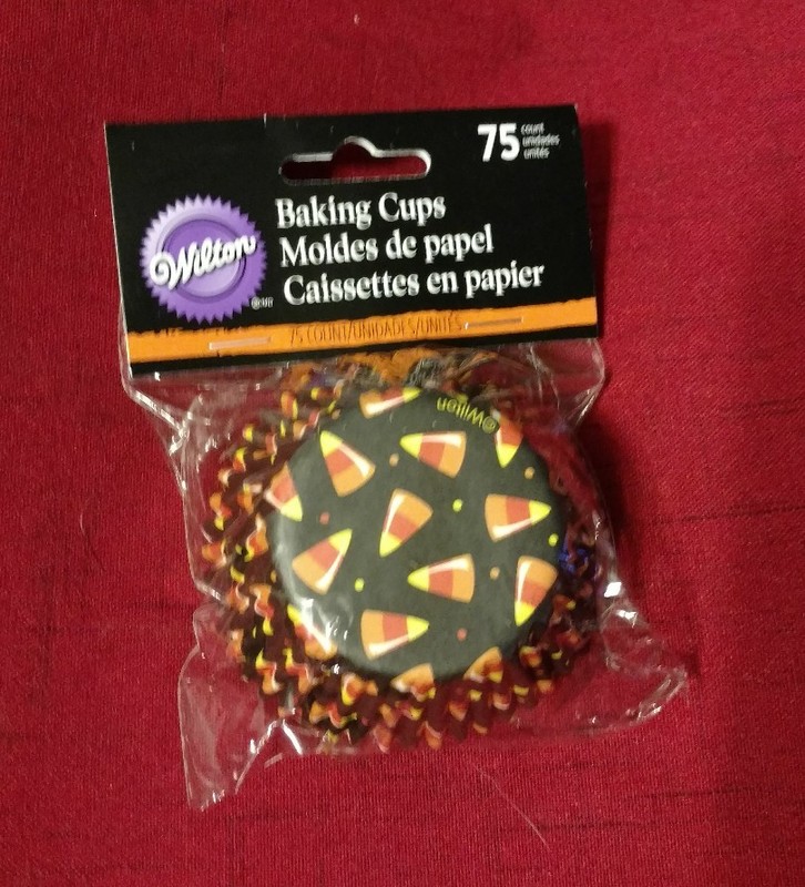 Candy Corn 75 ct Baking Cups Standard Cupcake Liners Wilton Halloween