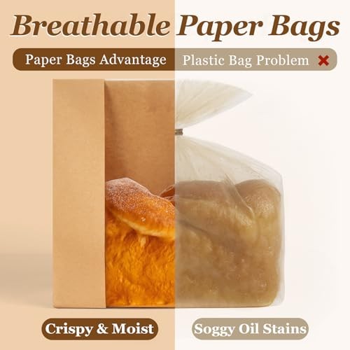 30 Pcs Sourdough Bread Bags for Home Made Bread 30 Pack Regular Sticker gallery