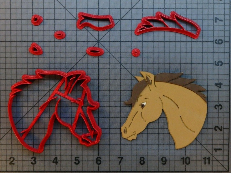 Horse Head 266-B771 Cookie Cutter Set