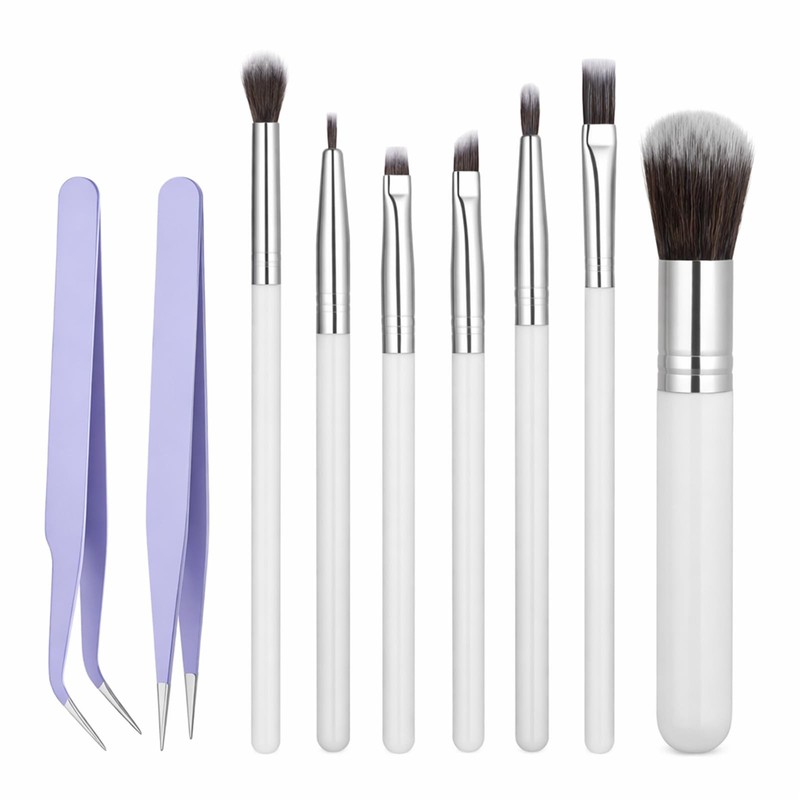 9 PCS Cake Candy Decorating Brushes Tools, Baking Brush Set Food Paint Brushe…