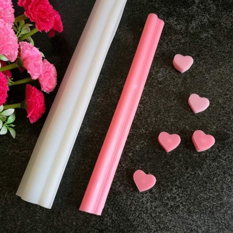 Flexible Heart Shaped Silicone Baking Mold - Ideal for DIY Crafts and Desserts gallery