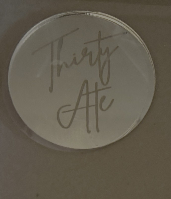 Cupcake Toppers (38- Thirty-Ate)