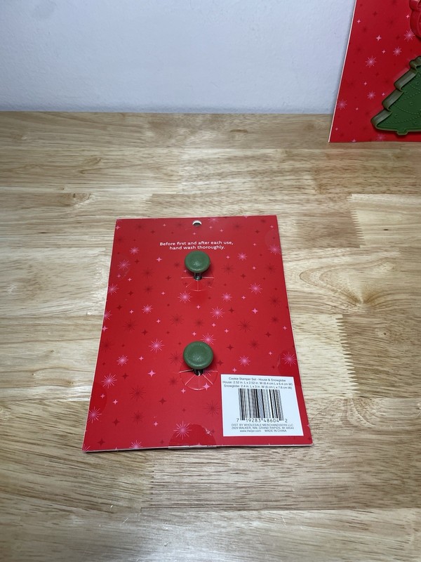 Lot Of (2) 2 Packs December Home Cookie Stamper Set Brand New Christmas Holiday gallery