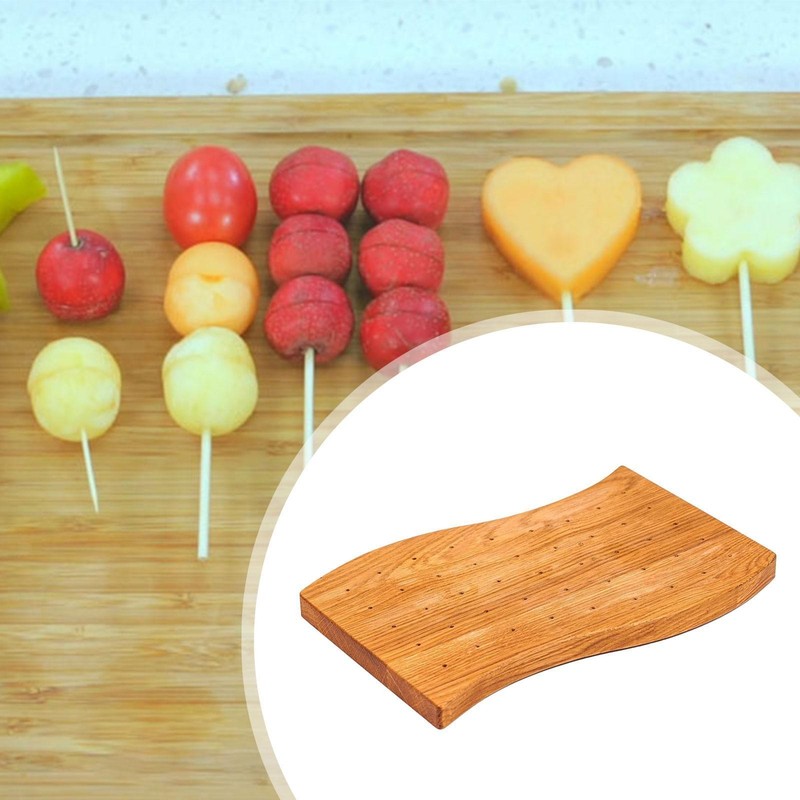 Food Skewers Holder Serving Tray Cocktail Pick Stand gallery