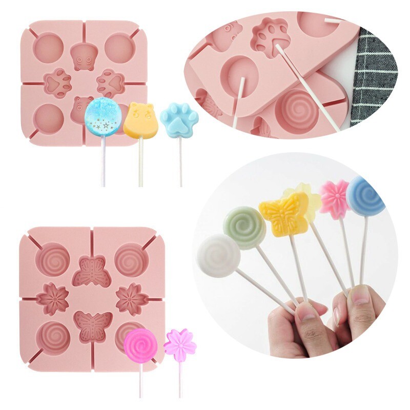 Mould Ice Cube Lollipop Baking Jelly Chocolate Fun Silicone Lolly Mold Stick gallery