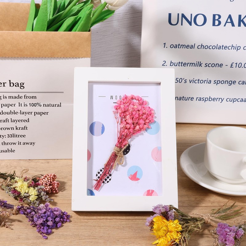 Vaipi 10 Pack Dried Flower Bouquets Various Dried Flower Combinations Stem Mini gallery