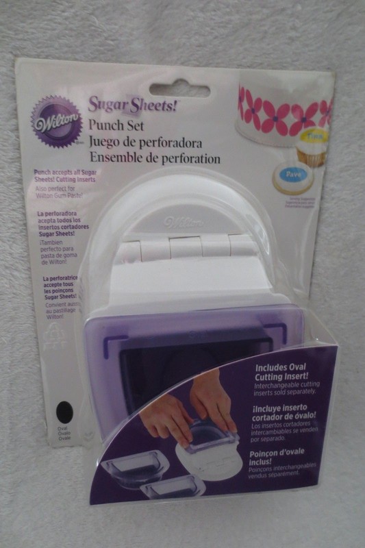 Wilton Sugar Sheets Fondant Punch Set Oval Cutter New gallery