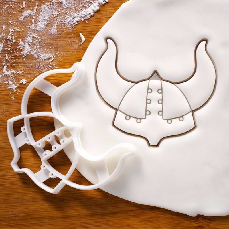 Viking Helmet Cookie Cutter – mythology medieval norse Renaissance fantasy thor