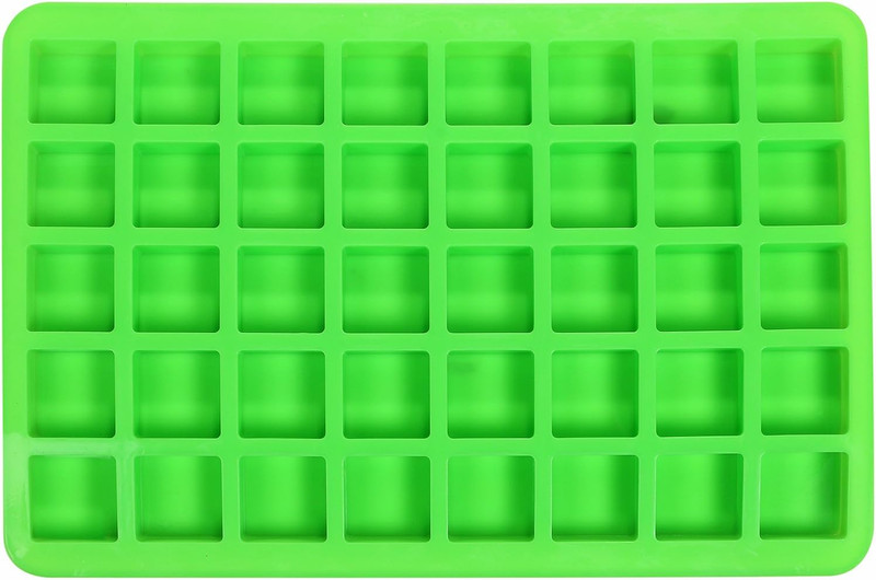 2 Pack 40-Cavity Square Caramel Truffles Silicone Mold,Chocolate Hard Candy Mold gallery
