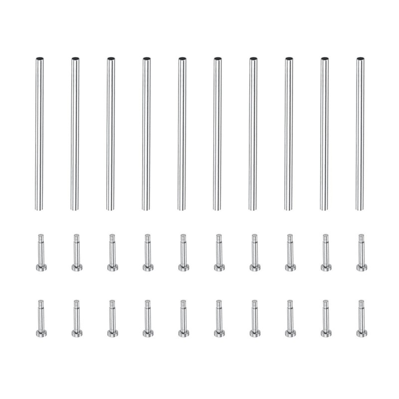 22x1mm tube clutch pins watch strap pressure bars pin 10pcs