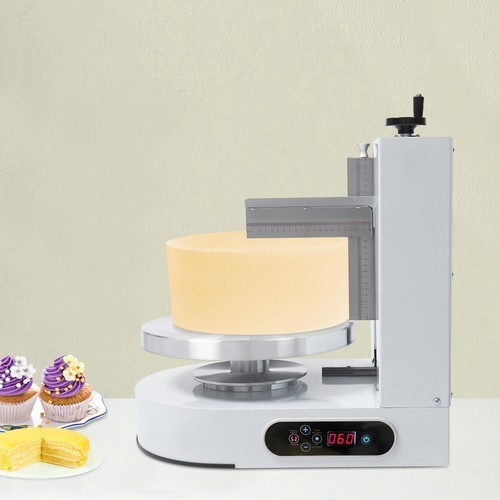 Cake Cream Smooth Coating Spreading Machine Tabletop Cake Decorating Machine gallery