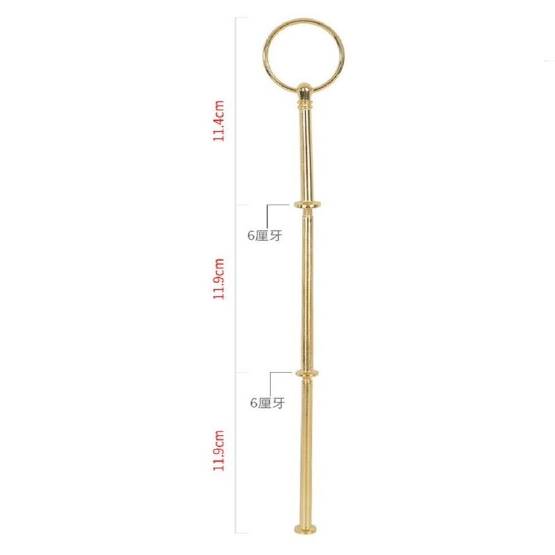 Plate Stand 23.5 Cm Zinc Alloy Handle Fitting Hardware Rod Gold Silver Cupcakes gallery