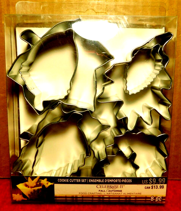 MSPCI Celebrate It~Fall Cookie Cutter 8 Piece Set NEW!!