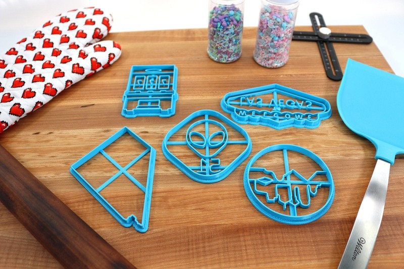 Nevada Cookie Cutters - Area 51, Las Vegas Sign, Las Vegas Skyline, Nevada gallery