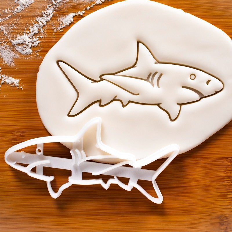 Great White Shark Cookie Cutter – Nautical surfing Australia jaws surfer marine