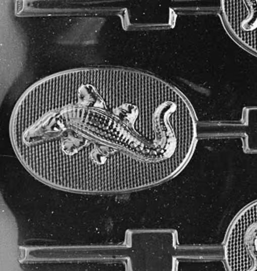 A078 Alligator Lolly Lollipop Sucker Chocolate Candy Mold