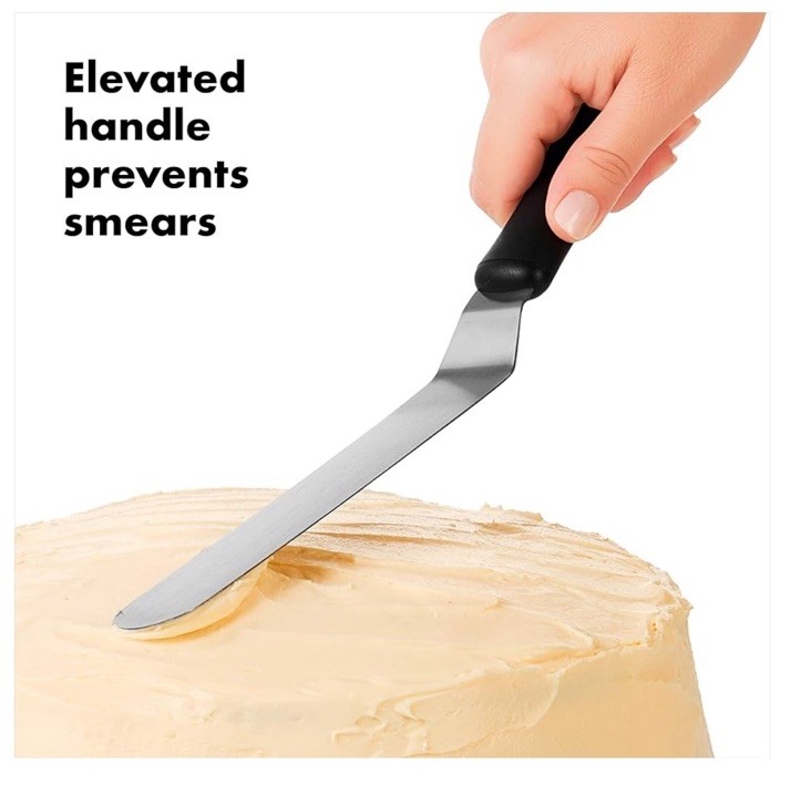 Angled Stainless Offset Spreader Spatula Icing Cake • Cake Spatula 13”