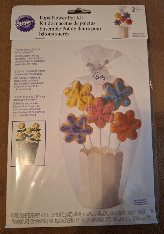 Wilton Pops Flower Pot Kit