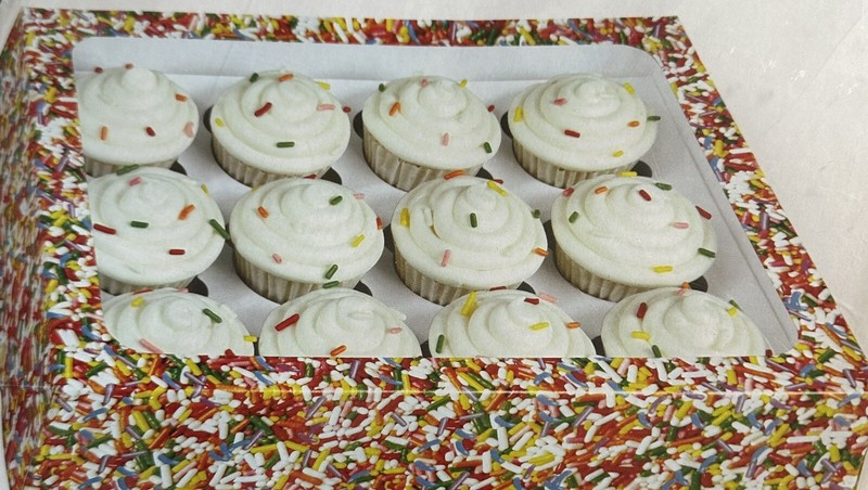 Wilton Three Brightly Colored 12 Mini Cupcake Boxes New gallery