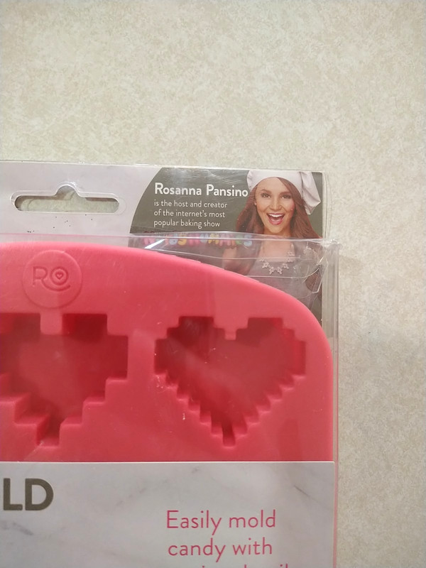 Wilton Candy Mold Hearts new 8 bit look new Silicone gallery