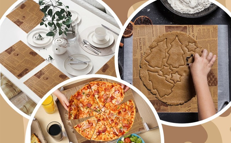 500 Pcs 12 x 12 Inch Deli Wax Paper Sheets Grease Resistant Tray Basket gallery