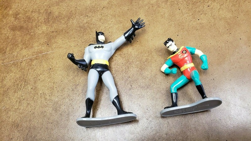 Batman & Robin Cake Toppers – Bakery Crafts – 1997 DC Comics