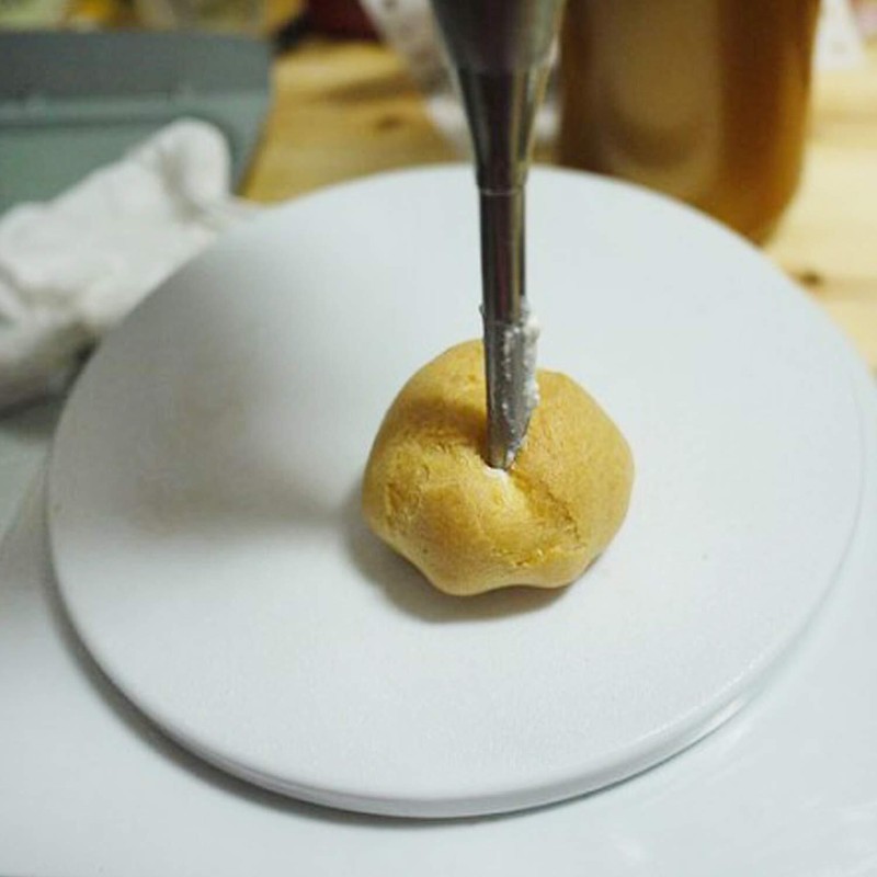 4 Stainless Steel Long Cream Puff Piping Tips Eclair Filling Nozzles Baking gallery