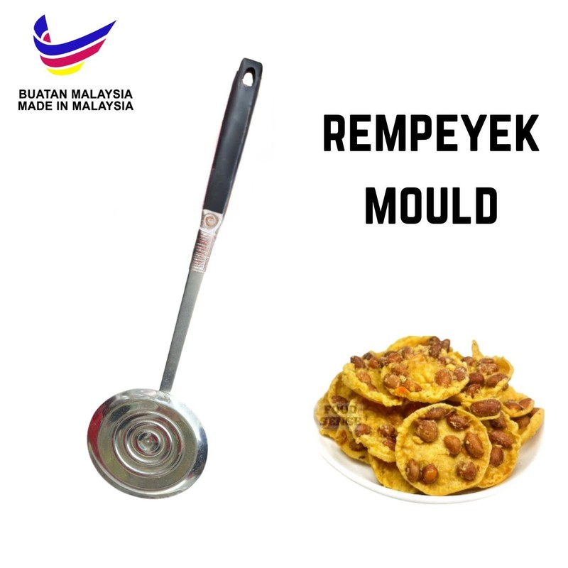 Single Double Rempeyek Tempeyek Mould Stainless Steel Mold Fritters 8cm Malaysia
