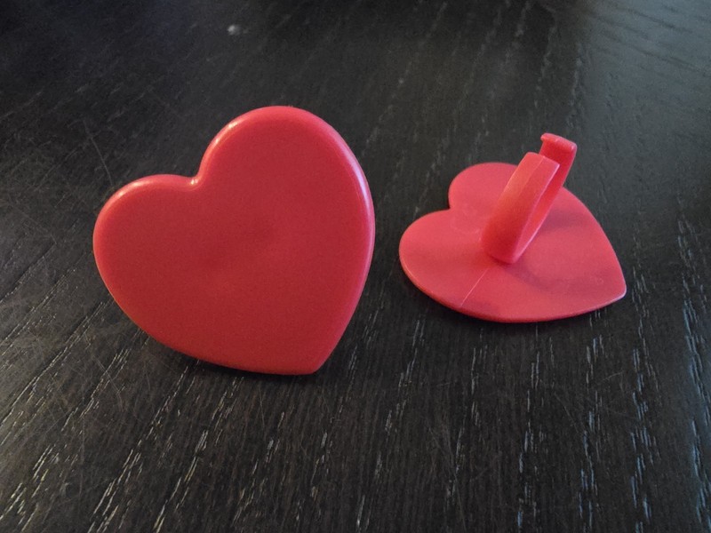 120 Pcs Valentine Red Heart Rings Cupcakes Pick by DecoPac gallery