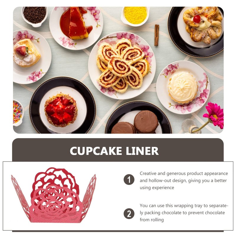 Truffle Cupcake Wrapper Liners Paper Chocolate Candy Dessert Baking 50 PCS gallery