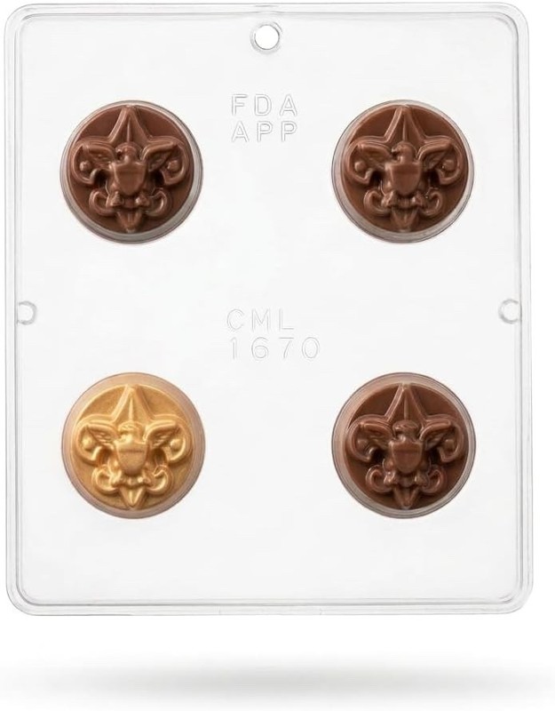 Boy Scout Cookie Sandwich Chocolate Candy Mold 1670 NEW gallery