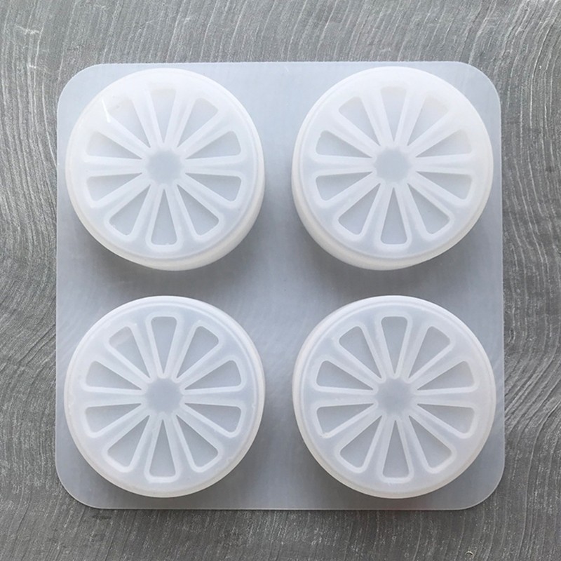 Lemon Slices Mold Vegetable Fudge Candy Mold Chocolate Ice Block Dessert Decor gallery