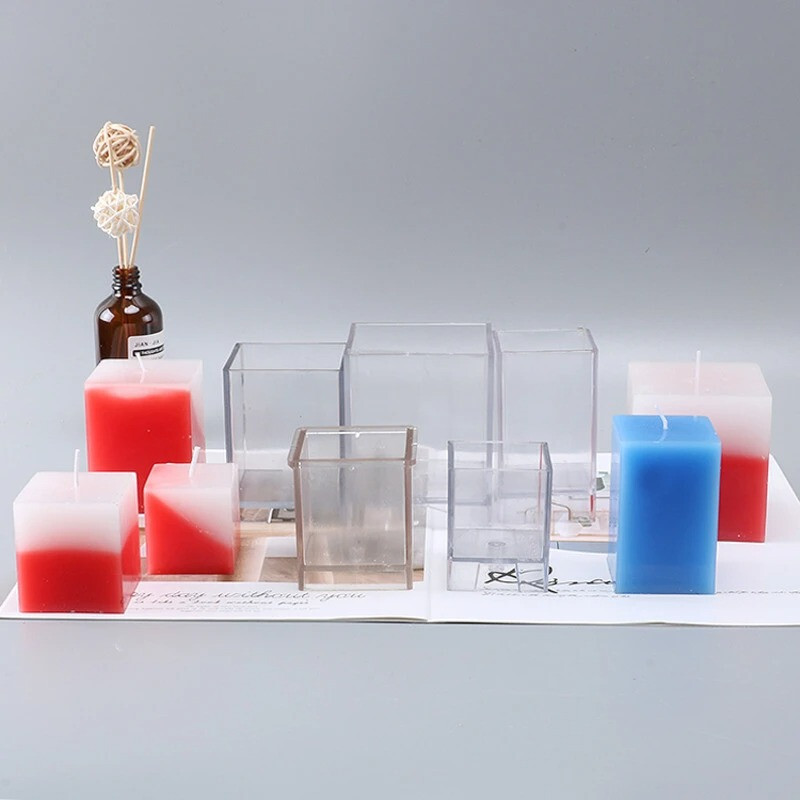 3D Square Plain Pillar Mould Polycarbonate Material Mold (2.7"x 2.5") gallery