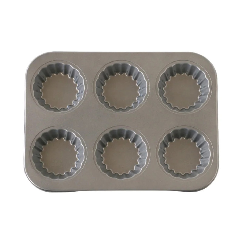 Carbon Steel Flower Lace Bakeware Mold Mini Cupcake Biscuit Mold Cookie Fruit…