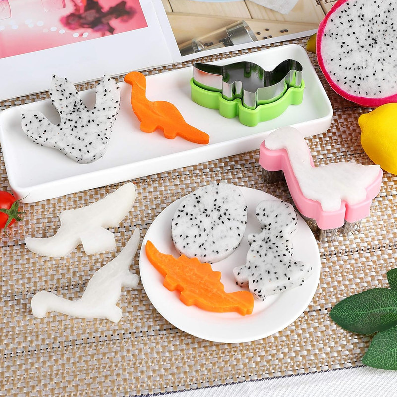 8Pcs Dinosaur Cookie Cutters,Stainless Steel Sandwich Cutters Cookie Cutters gallery
