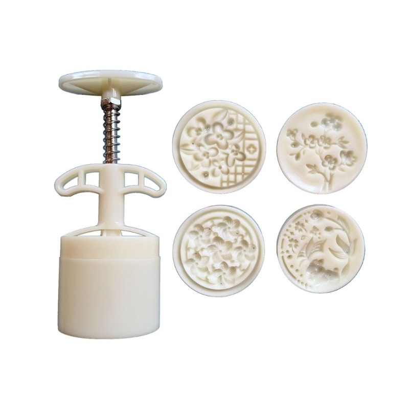 Efficient Flower Design Molds 75g Festival Cake Molds For Cookie And Mooncakes