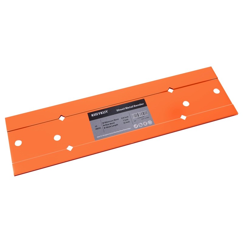 Kbiykuy Sheet Bender Folding Tool 12 Inch Hand Seamer For Hvac Ductwork Panels