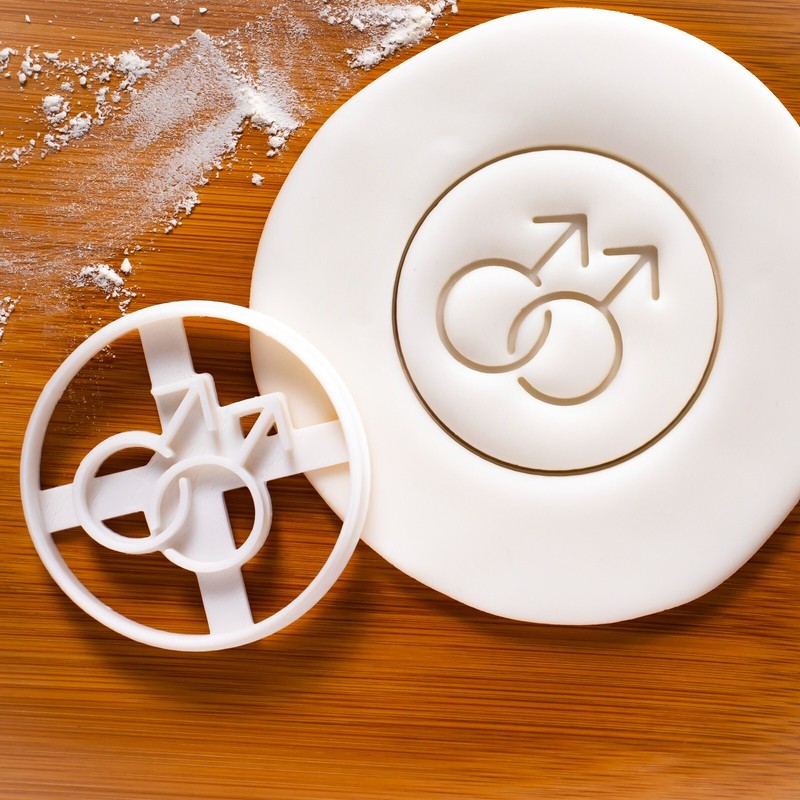LGBTQ Symbol Cookie Cutters - lesbian gay bisexual transgender genderqueer pride gallery