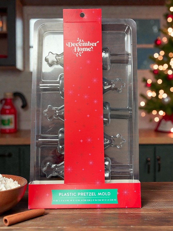Christmas Tree Pretzel Mold Set of 3 | 5 Cavity Plastic Candy Chocolate Mold gallery