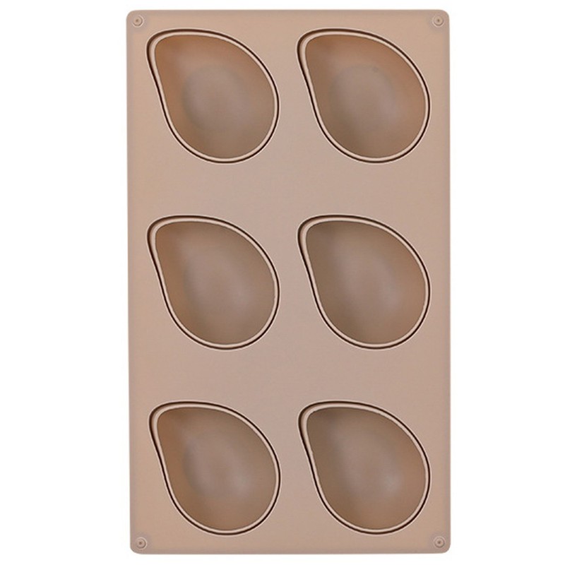 Mango Shaped Silicone Mold for Cake Mousse Chocolate Pudding French Dessert gallery
