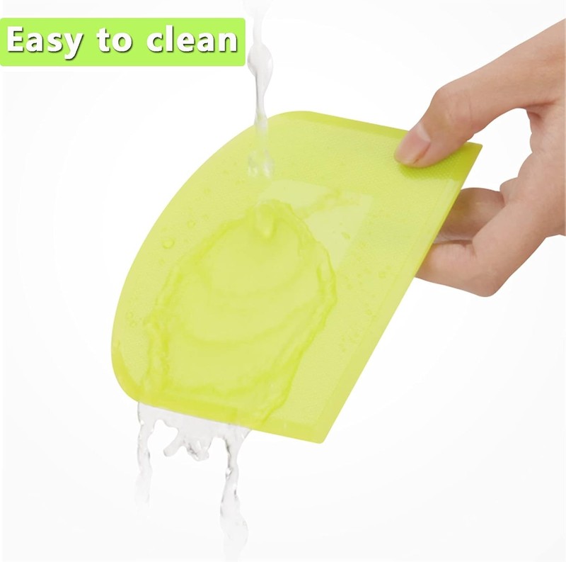 WAFJAMF 2 PCS Plastic Dough Scraper dough scraper-2 Pcs, Pcs gallery