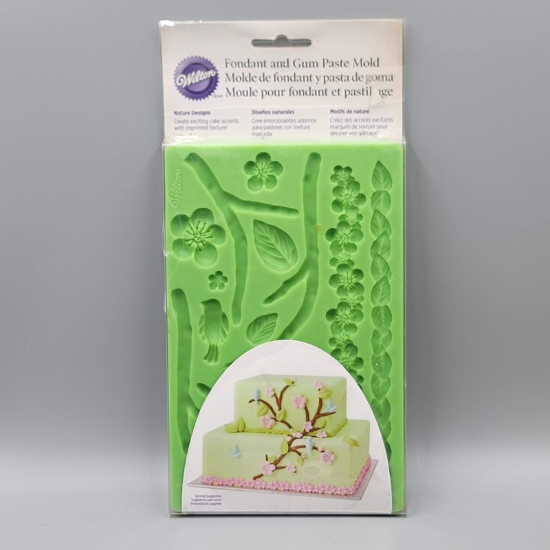Wilton Silicone Nature Designs Fondant and Gum Paste Mold Cake Decorating