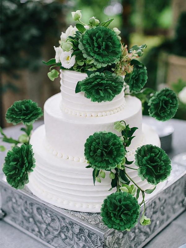 Lelee 108Pcs Carnation Head Flowers Stem - Green Artificial Flowers Carnations gallery