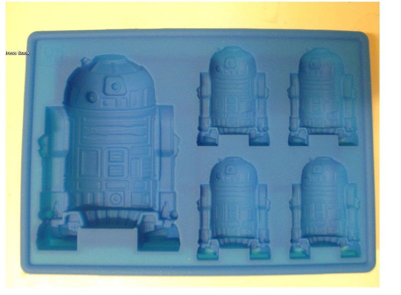 NEW STAR WARS R2D2 SILICONE CANDY CHOCOLATE MOLD ICE TRAY